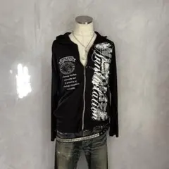 y2k グランジ　平成　ギャル　パンク　ロック　お兄系　英文字　ラメ　ドクロ