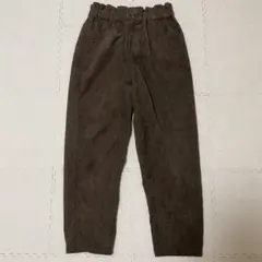 ブラウン コーデュロイ カジュアルパンツ Lサイズ