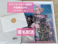 魔界ノりりむ 誕生日2026 B5アクリルパネル 複製メッセージ&チェキ風カード