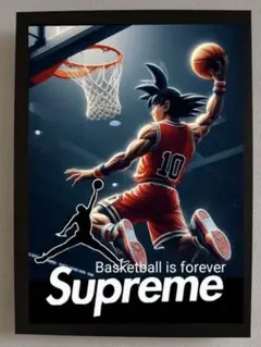 バスケットボール アートポスター