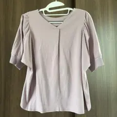UNTITLED ピンク Vネック 半袖 トップス サイズ2