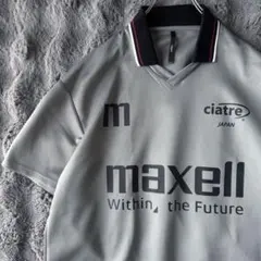 ciatre maxell コラボ ゲームシャツ グレー Lサイズ