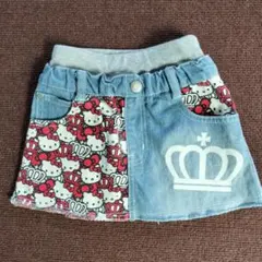 ハローキティ デニムスカート 110cm