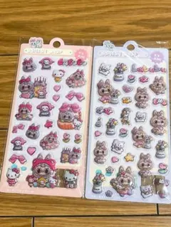 ラブブ ボンボンドロップシール2点セット