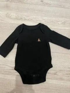 Baby Gap 長袖 ロンパース ブラック