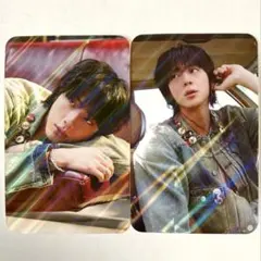 【BTS】‪☆183-06☆フォトカード ホログラム JIN ソクジン2枚セット