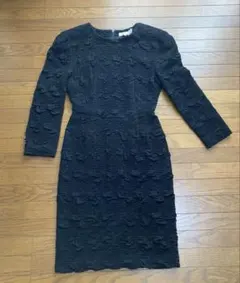 長袖ひざ丈ワンピース M ボディコン