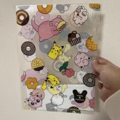 匿名配送　ポケモン　ミスド　A4クリアファイル