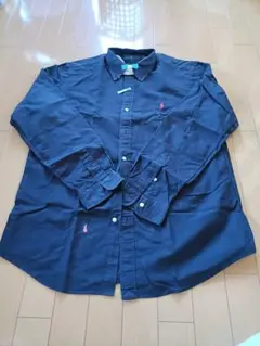 Ralph Lauren 長袖シャツ ネイビー クラシックフィット