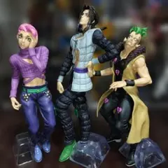 一番くじ ジョジョ　ヒットマンチーム　ドッピオ　イルーゾォ　ペッシ　の３体セット