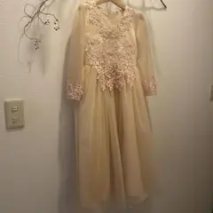 Kayiyasu 刺繍付きドレス 140 ピンク