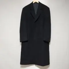 LASERIA カシミヤ100% チェスターコート ブラック kanebo