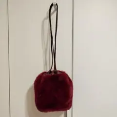 【美品】エトレリー ファー ショルダーバッグ
