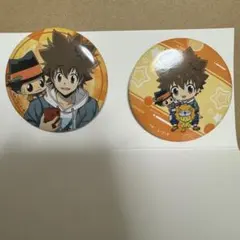 家庭教師ヒットマンREBORN！　ひこくじ　E賞缶バッジ2個セット　沢田綱吉