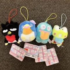 色んな表情マスコット ハンギョドン バッドばつ丸 サンリオ 4種 ぬいぐるみ