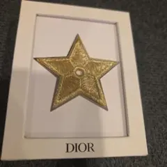 DIOR スター ピンバッジ ゴールド
