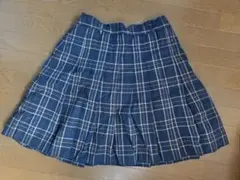 チェック柄 プリーツキュロットスカート　COLZA　美品のサムネイル