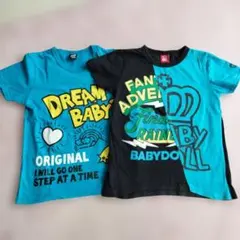 DREAM BABY'S BABYDOLLプリントTシャツ2枚セット