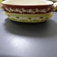 Afternoon Tea LIVING　花柄グラタン皿 2点セット