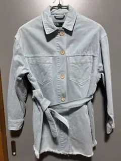 ZARA♡ライトブルー♡コットンジャケット♡