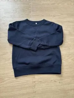 未使用品　GU ネイビー　スウェット　裏起毛　120