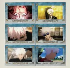 呪術廻戦PLAZA 五条悟　箔押し場面写クリアカード　まとめ売り