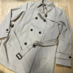 ユニクロ　ベージュ ダブルブレスト トレンチコート Lサイズ