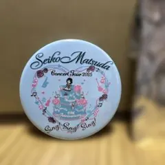 松田聖子　コンサートツアー缶バッジ　ブルーのサムネイル