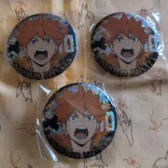 ハイキュー ゴ決 缶バッジビスケット 日向 3点