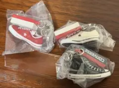 コンバース めじるしアクセサリー ブラック ホワイトブラック レッド