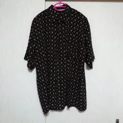❖BONTON　80s90s　日本製　ポリ100%　総柄　Mのサムネイル