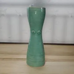 青磁 花瓶 一輪挿し 貫入 陶器
