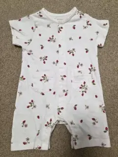 【美品】petit main ロンパース 80cm