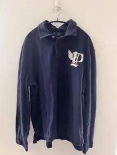 【限定値下】Polo by Ralph Lauren 紺 長袖ポロシャツ LL