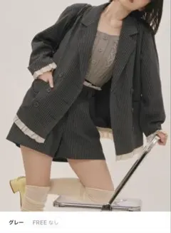 u*様 loin nuit ロワンニュイ フリルレイヤードデザインジャケット g