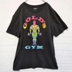 オールドネイビー ゴールドジム 半袖Tシャツ L 黒 綿 ユニセックスのサムネイル