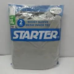 STARTER スターター メッシュTシャツ グレー 2枚組 XLサイズ