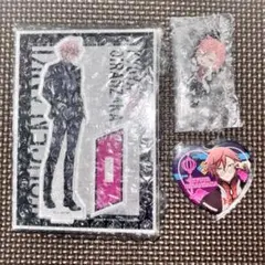 桃源暗鬼 花魁坂京夜 アクリルスタンド ラバーチャーム 缶バッジ