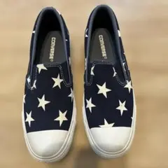 CONVERSE ALL STAR スリッポン 星柄 ネイビー