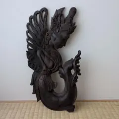 タイ木彫り レリーフ 仏像 壁掛け アート - メルカリ