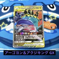 ポケモンカード アーゴヨン＆アクジキングGX RR プレイ用 匿名配送