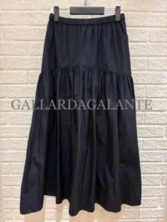 ガリャルダガランテ ティアードフレアスカート ブラック