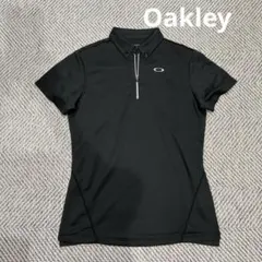 オークリー　Oakley ゴルフ　ポロシャツ　ブラック　ハーフジップのサムネイル