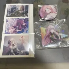 プロセカ　ぱしゃこれ・缶バッジ・アクリルキーホルダー　巡音ルカ