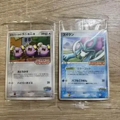 未開封】 ポケパーク スイクン ゴニョニョ ポケモンカード プロモ