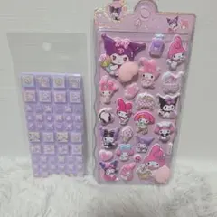 {早い者勝ち}サンリオタイルシール２枚Set