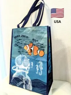 シアトル土産【Trader Joe's】 エコバッグ 海洋生物デザインのサムネイル