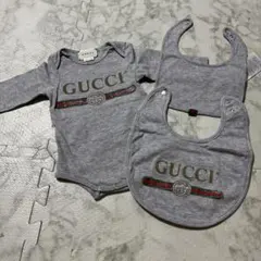GUCCI ロンパース スタイ 3点セット 0-3mのサムネイル