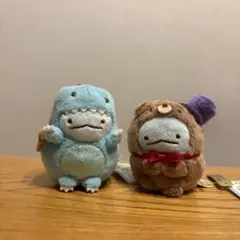 すみっコぐらし　てのりぬいぐるみ　とかげセット