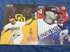 フラットガシャポン　鈴木誠也 ダルビッシュ有MLBクリアファイルコレクションのサムネイル
